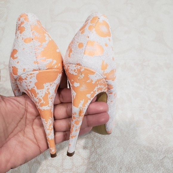 Kelsi Dagger Lillian Pain Splatter Round Toe Pumps Size 6.5 - Picture 6 of 12
